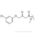 Phosphonic acid,[3-(3-chlorophenoxy)-2-oxopropyl]-, dimethyl ester (9CI) CAS 40665-94-9